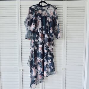 Hemant & Nandita Anthropologie Small DressSammy Tiered Floral Dress | Size Small